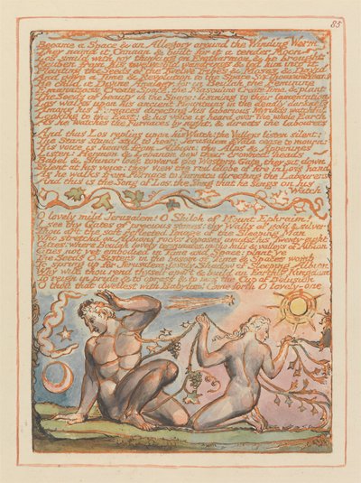 Jerusalem, Platte 85 von William Blake